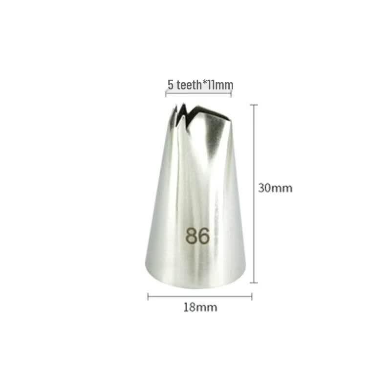 Disposable Piping Bag and Nozzle Set