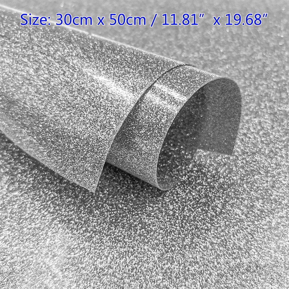 Sheet Glitter Shiny Heat Transfer Vinyl Iron-on Heat Press HTV T-shirt Textiles Cricut Iridescent Craft Cutter Film Sparkle