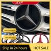 XBLVF1 New For Mercedes Benz 1Pcs ABS Car Front Grille Badge Decal Cover Emblem For Mercedes Benz W204 W205 W210 W211 W212 W213 C E Cla