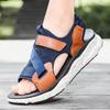 Classic Summer Men Sandals Fashion Large Size Beach Sandals New Breathable Casual Flat Sandals Men Outdoor Non Slip Wading Shoes