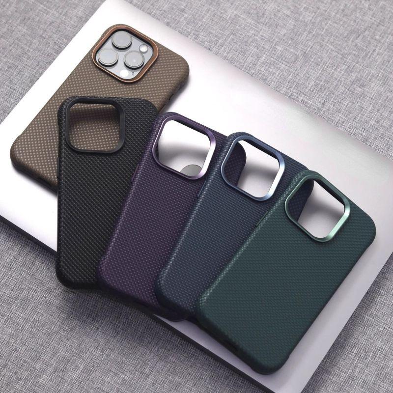 Silicone PU Leather Phone Case for Apple iPhone 16 ProMax- MagSafe Drop-Resistant Business Style Phone Cover for iPhone16/15/14/13/ProMax/Plus/Pro