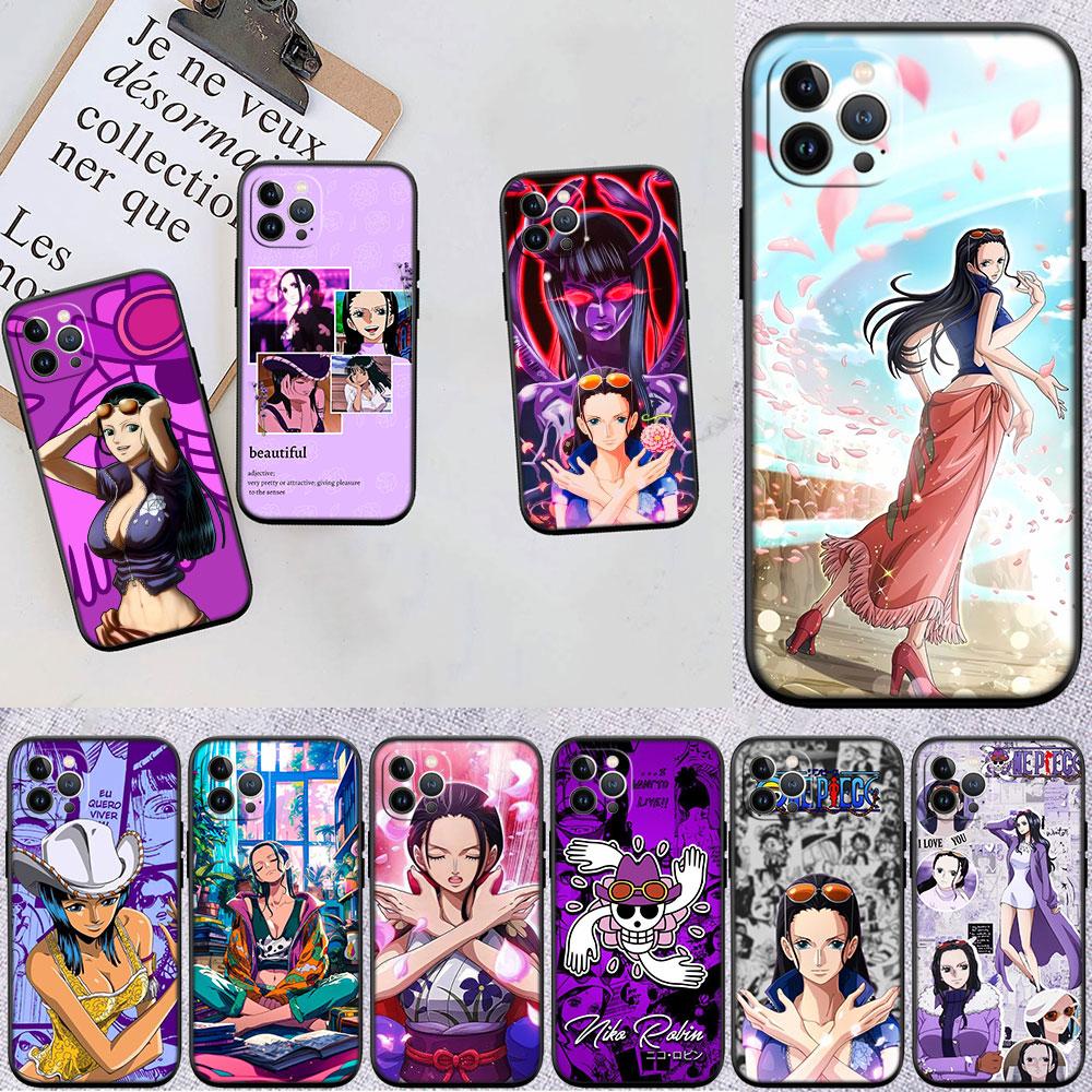 FM41 One Piece Nico Robin Soft Shell Phone Case for Redmi Note 13 14 Pro+ Plus A3 A3X 13X 13C 13R 14S 14C 14R