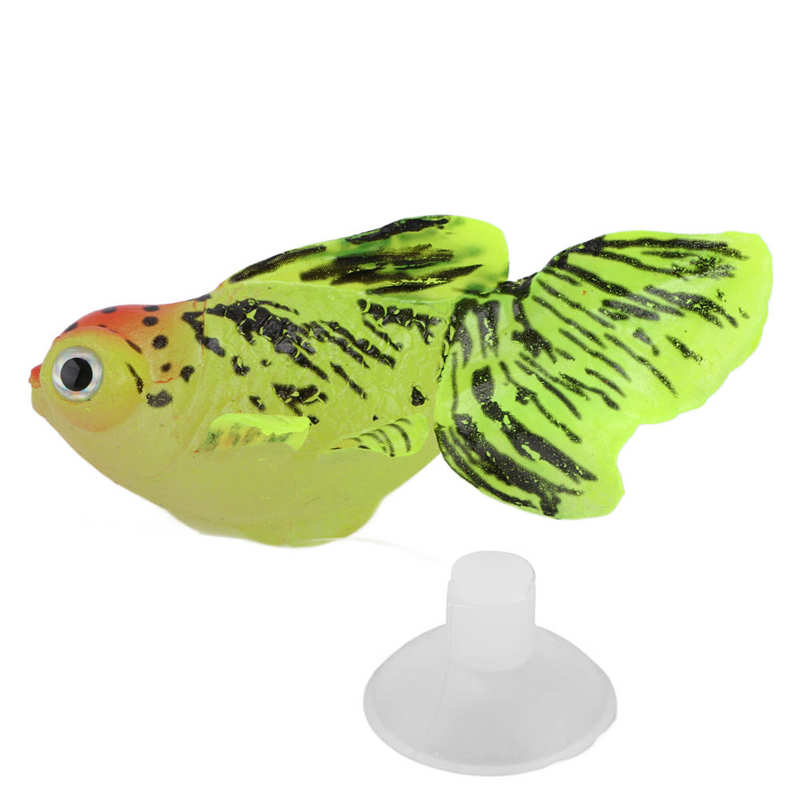 Aquarium Simulation Goldfish Floating Artificial Glowing Fish No Pollution for Fish Bowl Decoration for Aquarium Decoration
