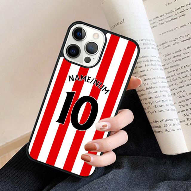 FootBall Number 10 Phone Case Cover For iPhone 17 Air 16 15 14 plus 11 12 13 pro max coque Shell Fundas
