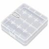1pc 2/4x 18650 Battery Storage Box Durable Plastic Battery Container  Battery Storage