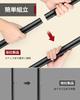 Sakugi Slim and Stylish Metal Clothes Rack with Double Casters for Closet Organization and Clothing 98cm X 42cm X 150cm Black Poles, & Shelves,