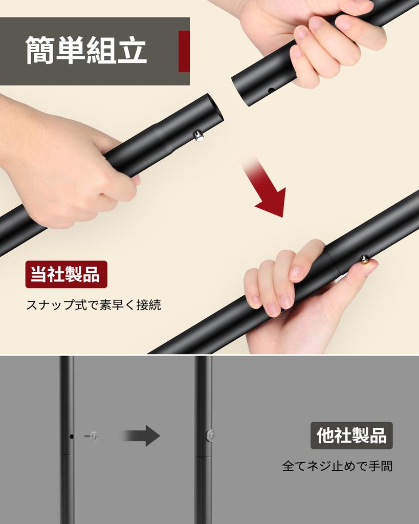 Sakugi Slim and Stylish Metal Clothes Rack with Double Casters for Closet Organization and Clothing 98cm X 42cm X 150cm Black Poles, & Shelves,