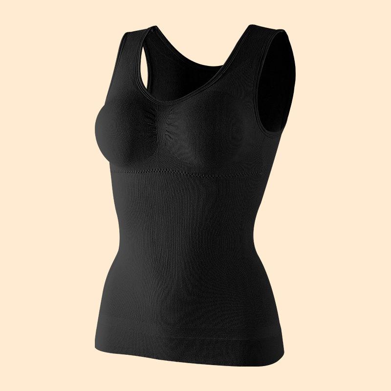 Women's Shapewear Tank Tops with Built-in Bra and Tummy Control