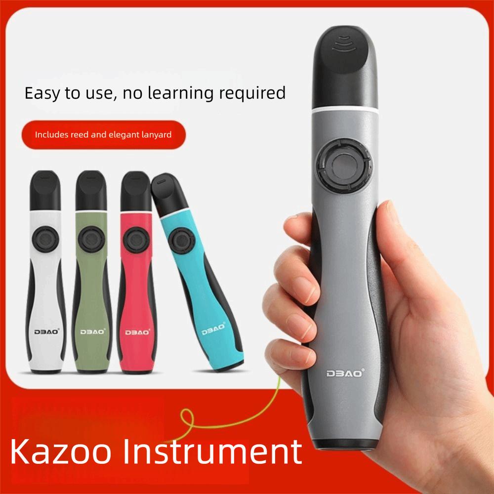 

Professional Double Hole Kazoo Portable Wind Instrument Accompaniment Kazoo Music Gift зелений
