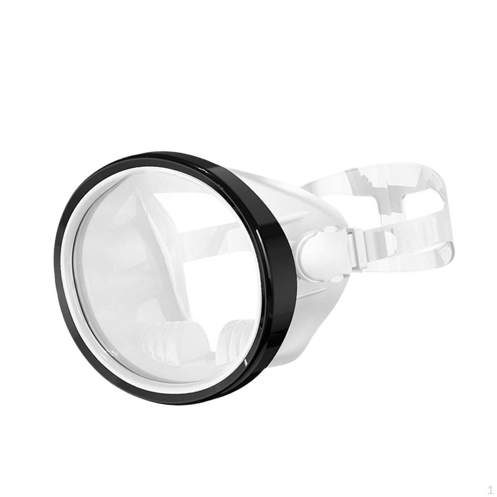 Compact Scuba Goggles for Freediving with Silicone And Glass