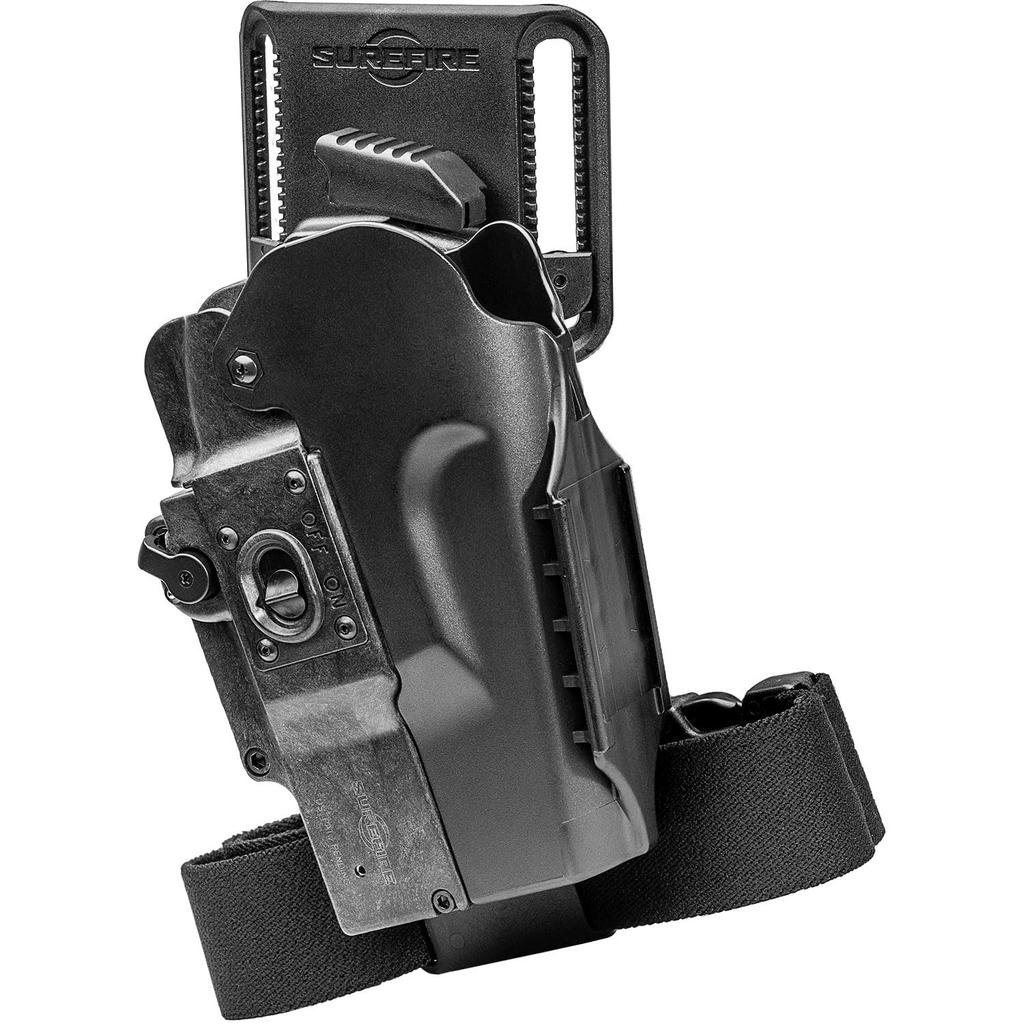 Surefire MASTERFIRE RAPID DEPLOY RIGHT BLACK HOLSTER, HAND, W/COVER