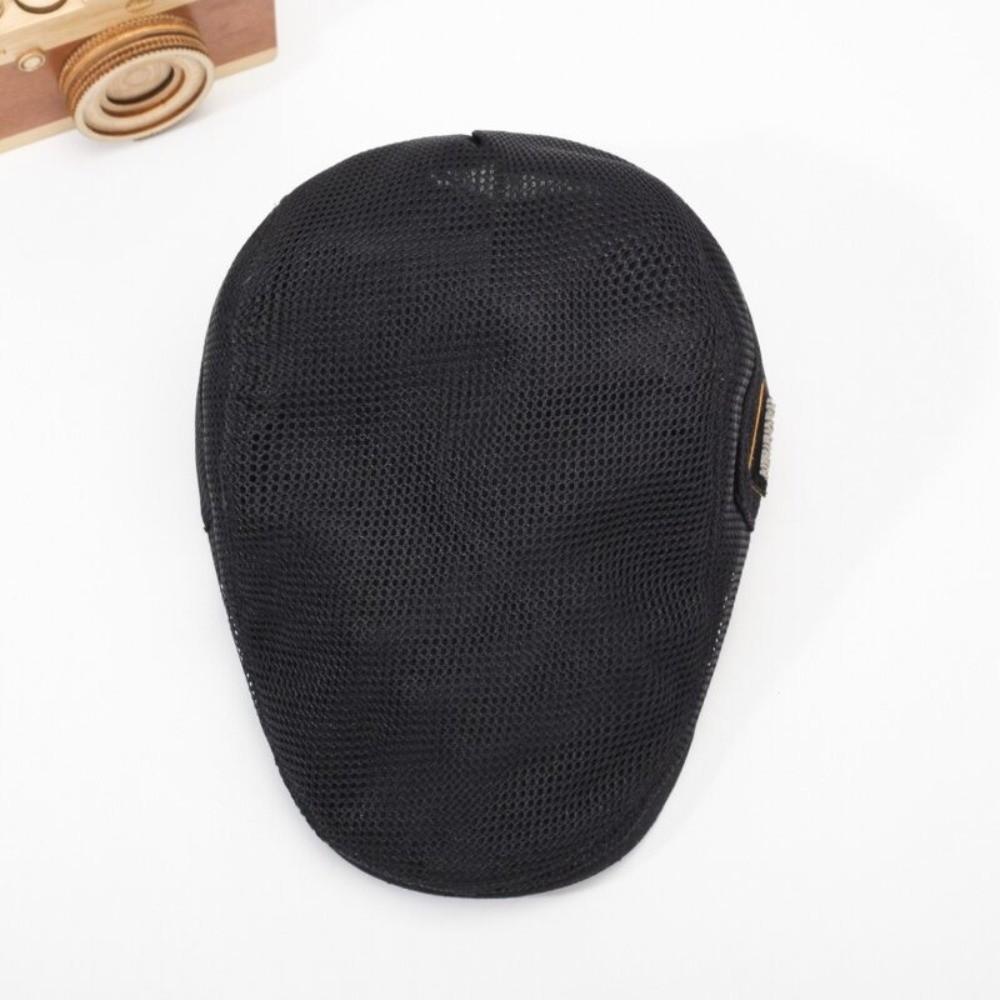 Mesh British Painters Hats Sun Protection Summer Flat Cap New Berets Hat Men