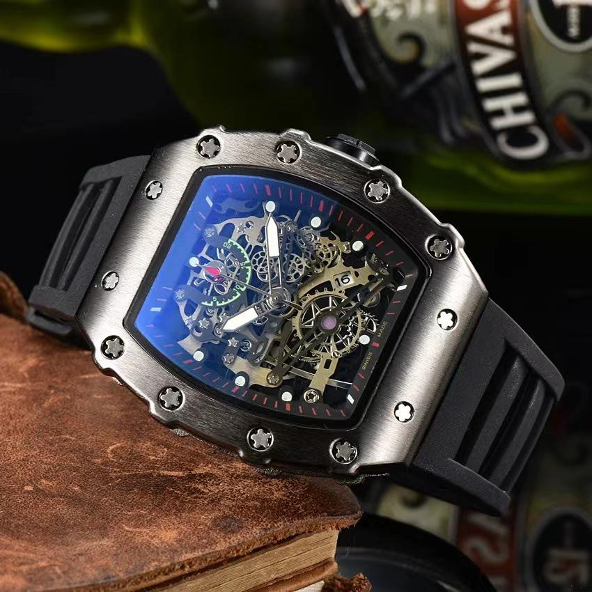 Best-Selling New Richard Skeleton Barrel Sport Men's Watch