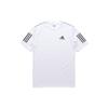 T Shirts Men's White Crew Neck Moderate DP2875