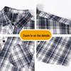 Trendy Men's Hong Kong Style Plaid Shirt - Casual Summer Short Sleeve
