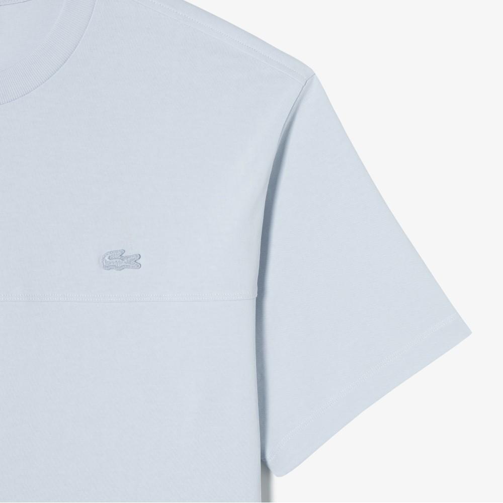 Lacoste Men's Strong-Twist Woven Cut-Out Short-Sleeve T-Shirt TH358E-56GJ2G