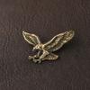 Brooch Men Brooch Eagle Design Lapel Pin with Invisible Buckle