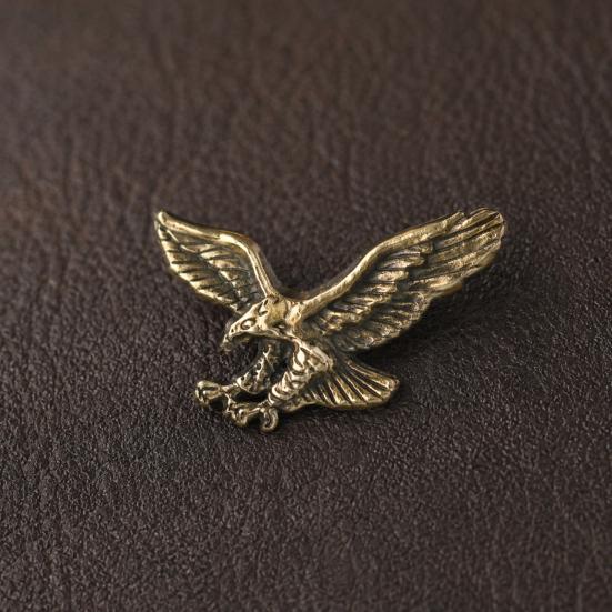 Brooch Men Brooch Eagle Design Lapel Pin with Invisible Buckle