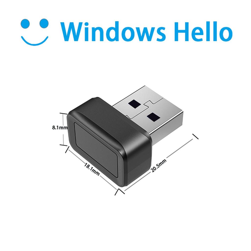 USB Fingerprint Dongle for Windows Hello Login On Win10/11