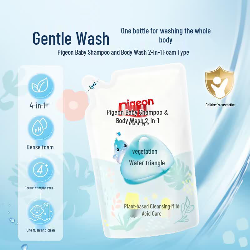 Pigeon Baby Water Triangle 2-in-1 Shampoo & Body Wash