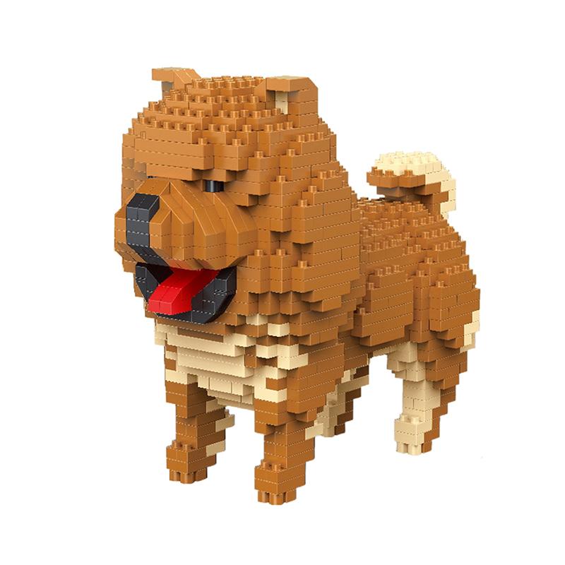 

Мультяшные животные строительные блоки креативный питомец собака сборная игрушка сделай сам развивающая головоломка интерактивная игрушка для родителей и детей подарки