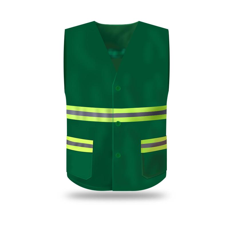 Multi-Pocket Reflective Vest for Drivers, Sanitation, Traffic, Cycling & Construction
