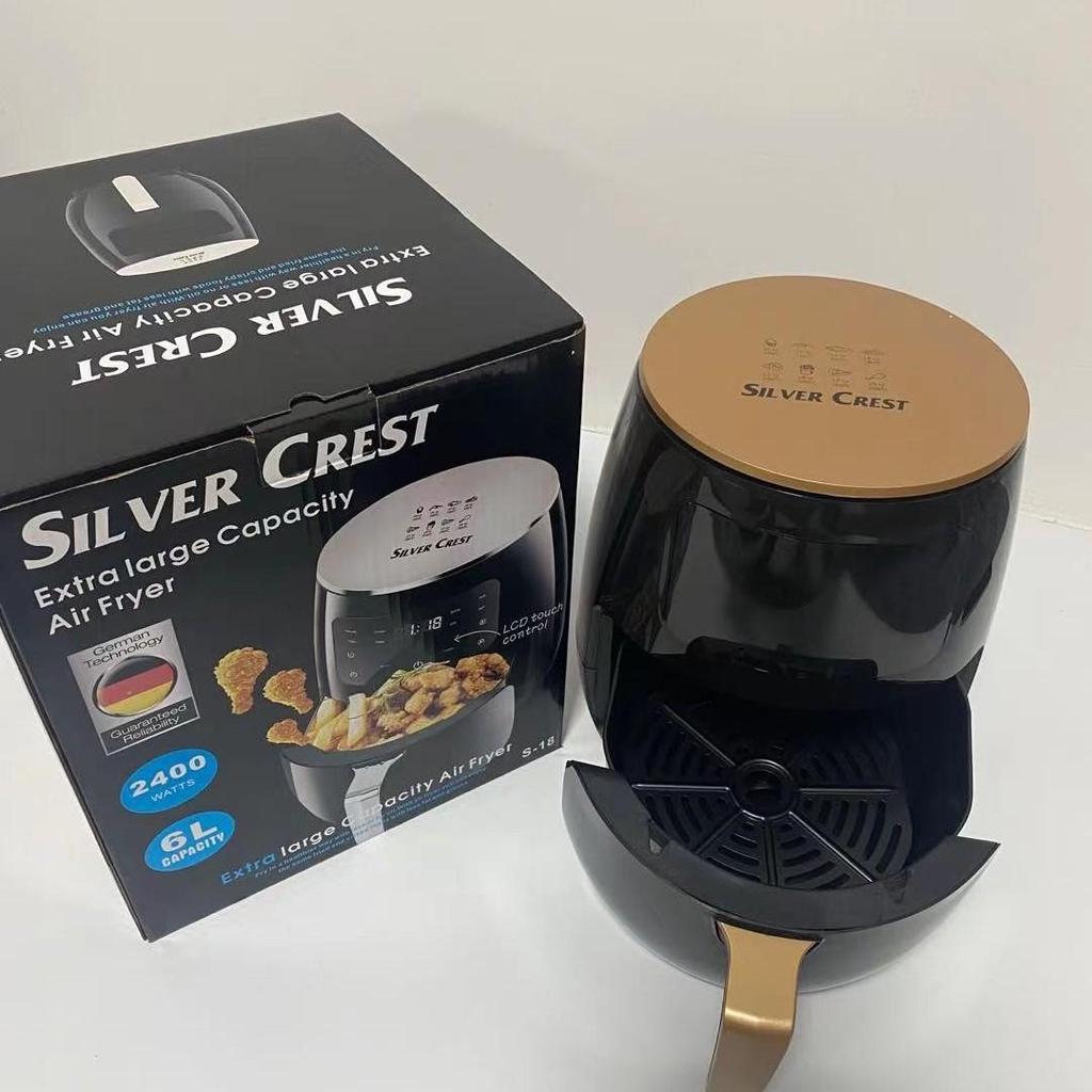 Friteuză electrică cu aer multifuncțională 6L cu ecran tactil inteligent