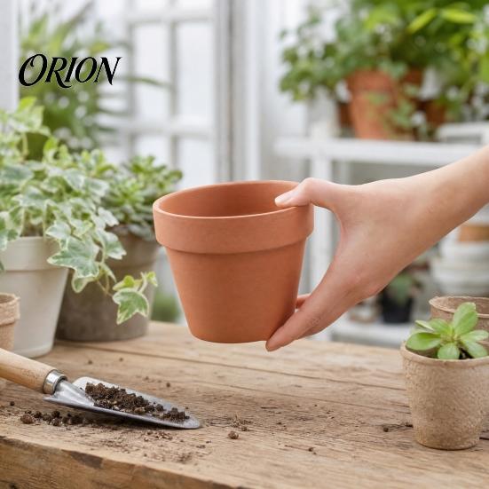 Vaso Fioriera Cactus Vaso Fioriera in Terracotta, Vaso Piante in Argilla con Foro di Drenaggio, Fioriera Porosa Efficace per Piante da Interno Esterno Succulente Cactus