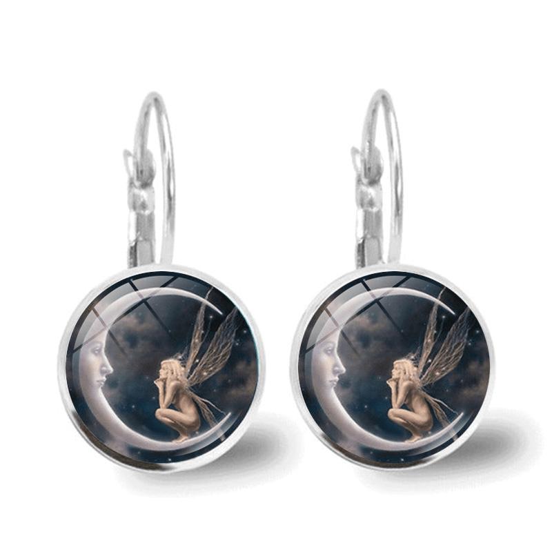 Fashion Earring Y2K Vintage Marigold Time Gem Flower Ear Buckle