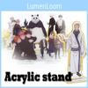 Charming Cartoon Character Decorative Acrylic Human-shaped Stand-up Sign For Collectors