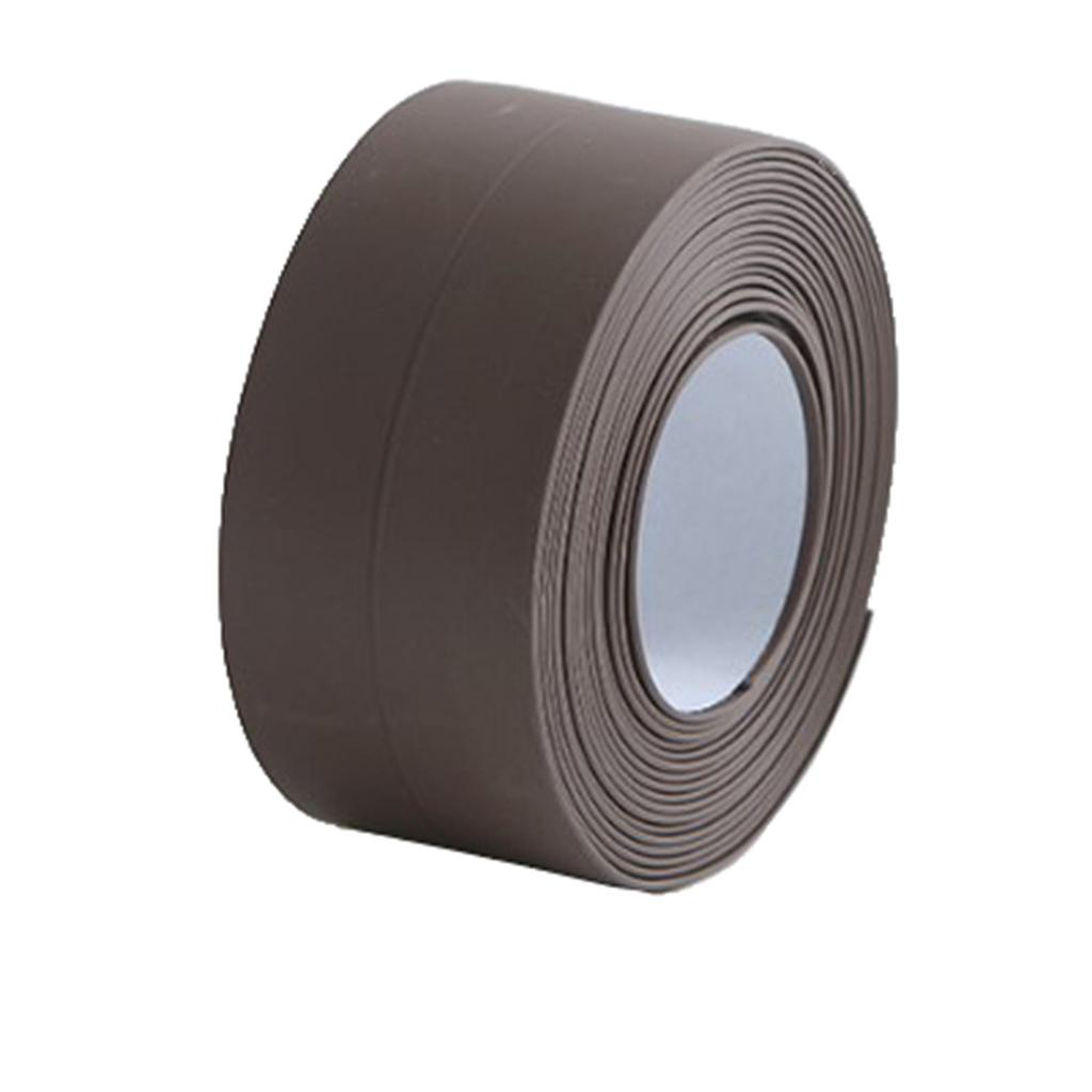 Bathtub Wall Sealing Caulking Strip Pe Self Adhesive Waterproof Sealing Tape Strip Caulking Sealant Decorative Strip