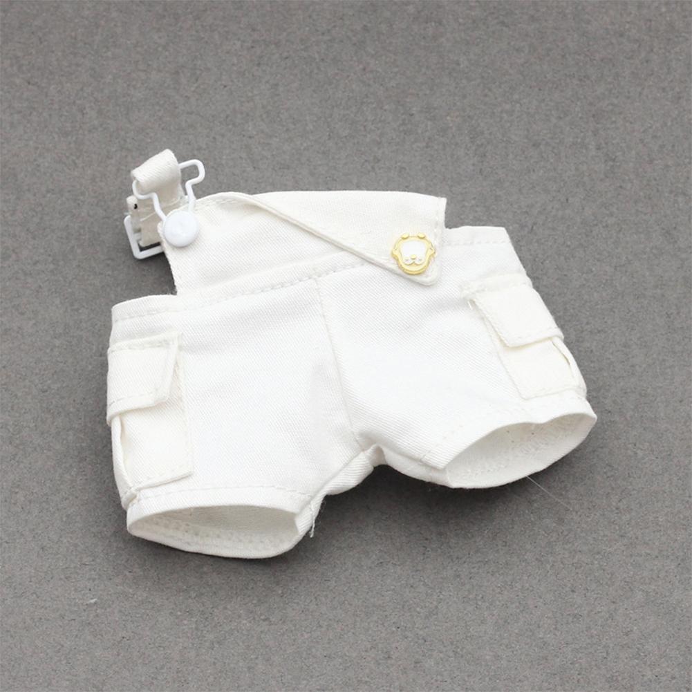 For 17cm Labubu Doll Clothes Fashion Clothes Overalls Doll Clothes Color Match Shorts Dolls Accessories Cute Decoration Little Clothes