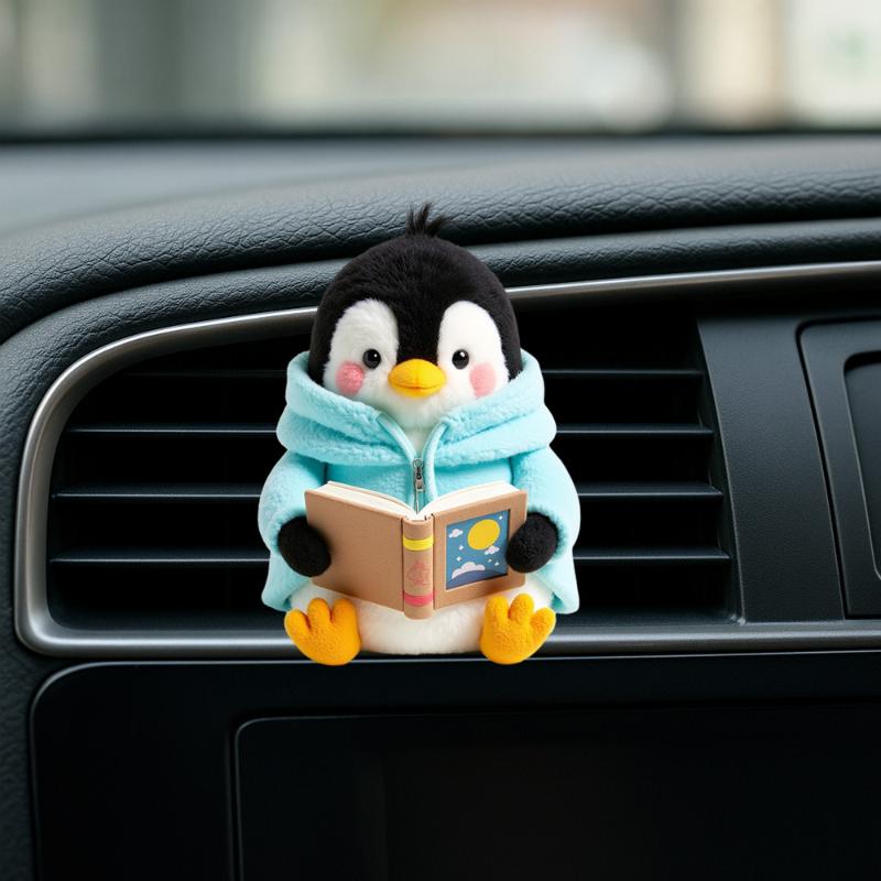 2D Acrylic Perfume Diffuser Car Air Freshener Clip Car Air Conditioning Vent Decoration Car Interior Aromatherapy Clip