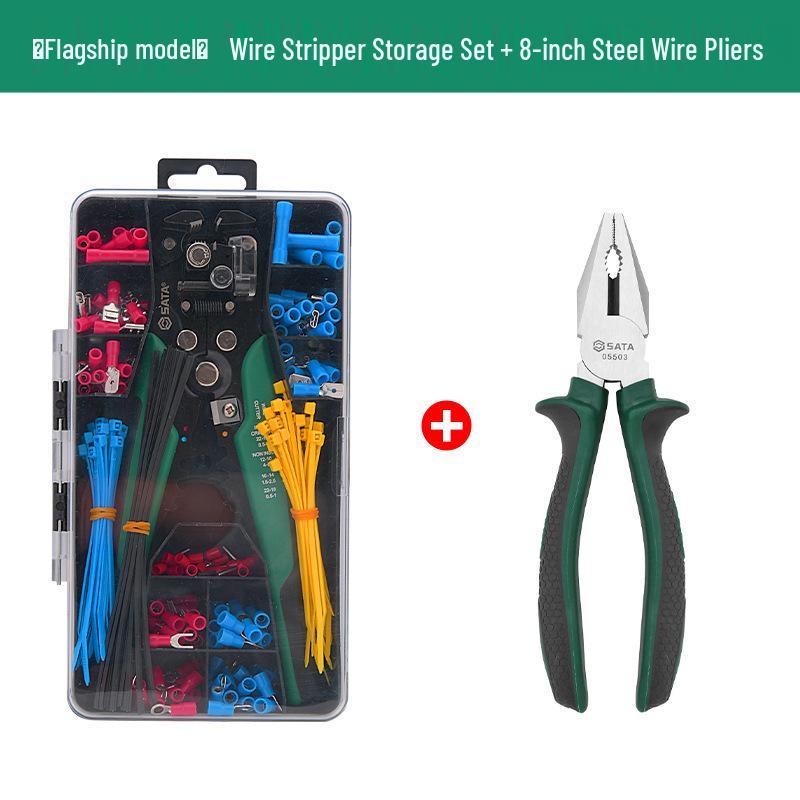 SATA Electrician's Automatic Multifunctional Wire Stripper and Crimper