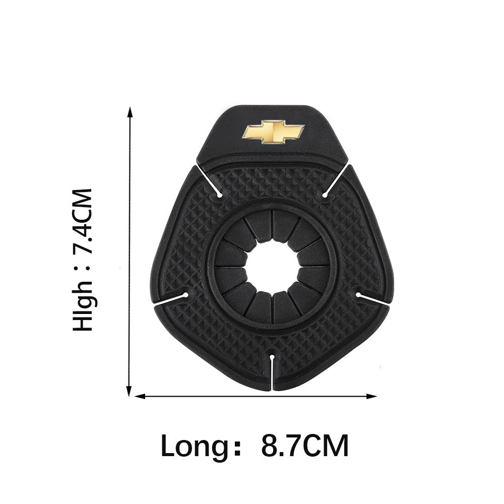 2Pcs Car Wiper Hole Dustproof Prevent DebrisSilicone Windscreen Wiper Pads For Chevrolet Spark Onix Aveo Orlando Malibu Camaro
