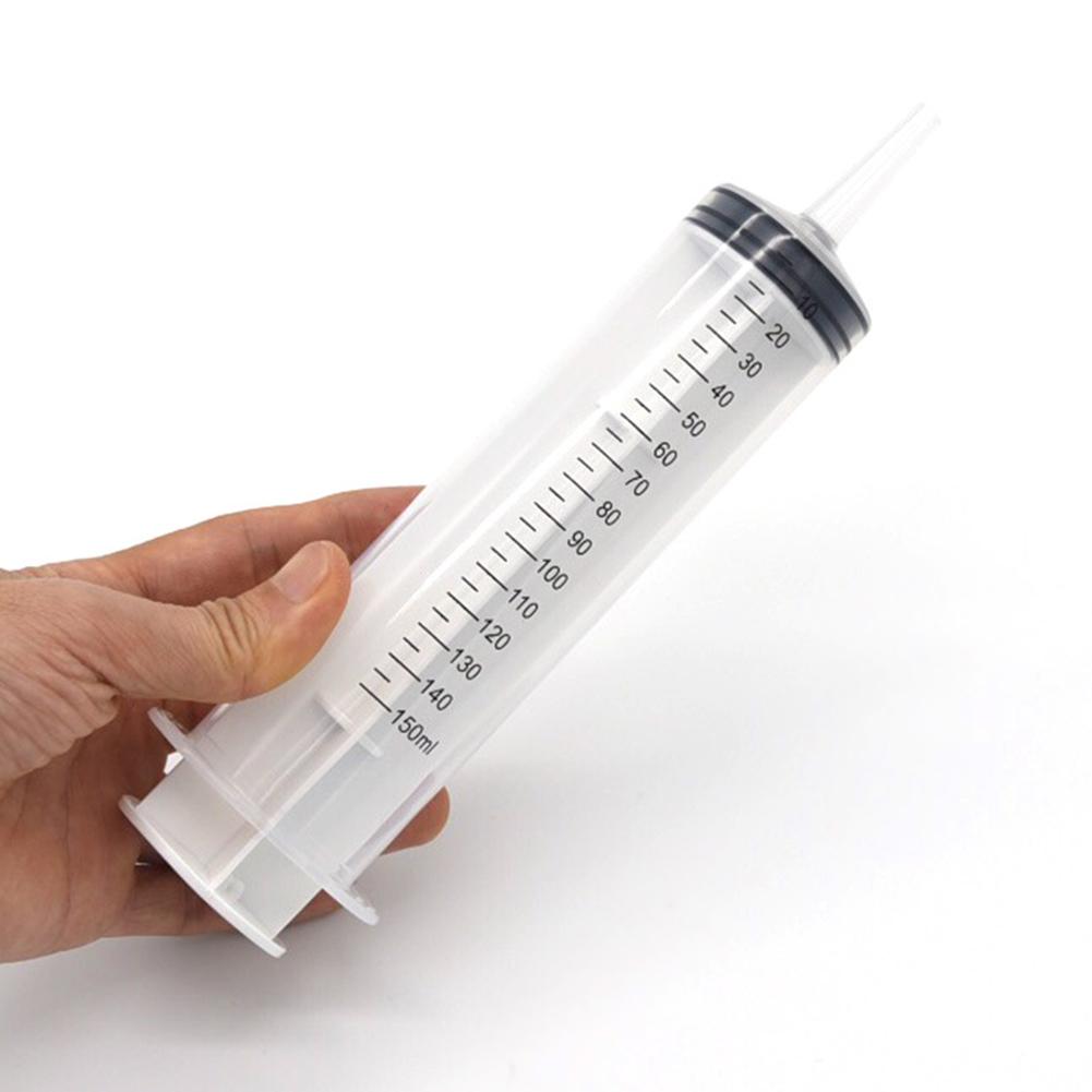 Feeding Syringe Glue Filling Plastic Syringe Nutrient Sterile Without Needle Watering Refilling for Industrial Hydroponics