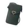 Womens Phone Bag Touchable Leather Change Bag Crossbody Mini Shoulder Bag Wallet