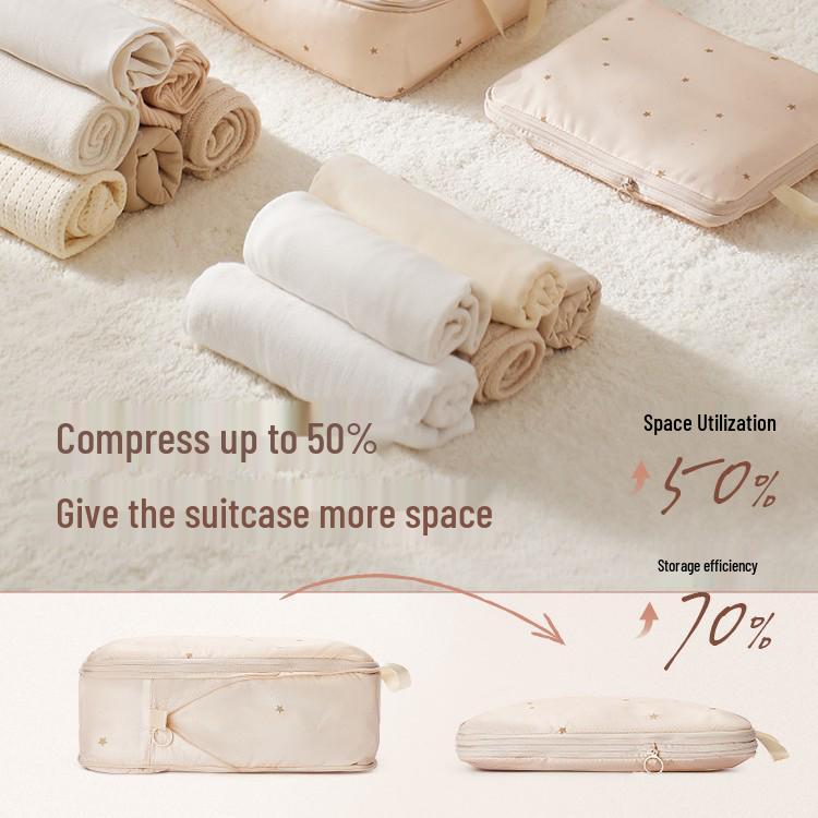 Portable Travel Compression Bag for Clothes and Jackets