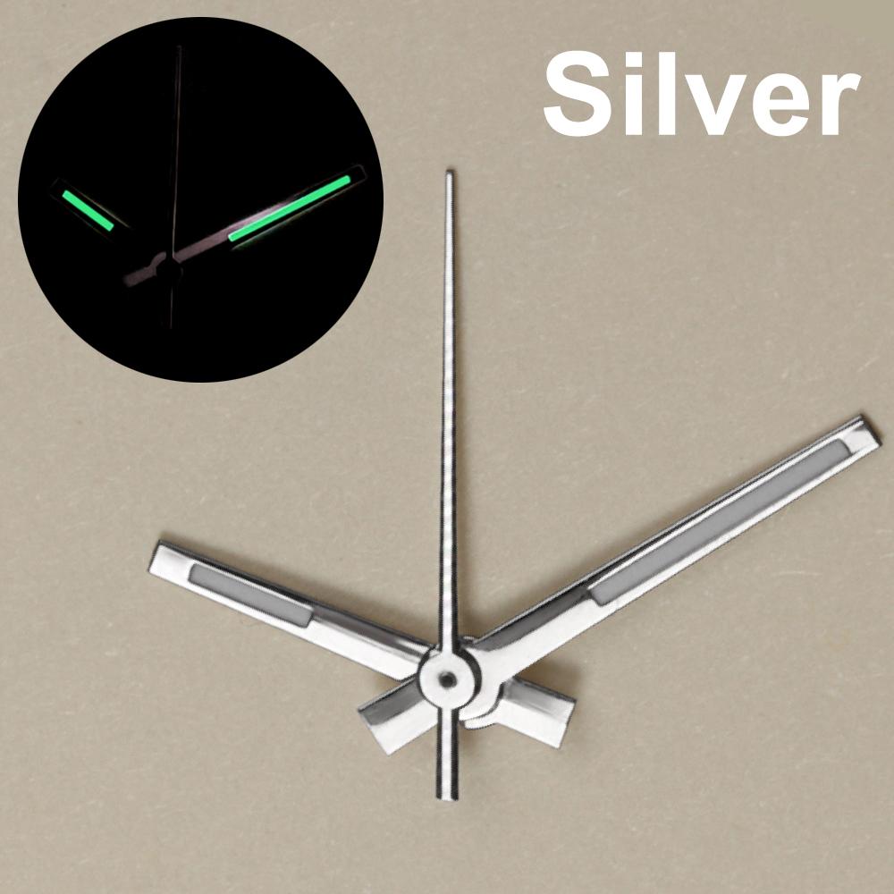 NH35 Hands Rose Gold Silver Gold Watch Hands Green Luminous for NH35/NH36/4R/7S Movement Watches for Pointers Watches Parts