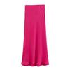 Za2024 Spring-Summer New Type Women's Sheath Skirt Long Dress Silk Satin Texture Midi Dress 1165054 401