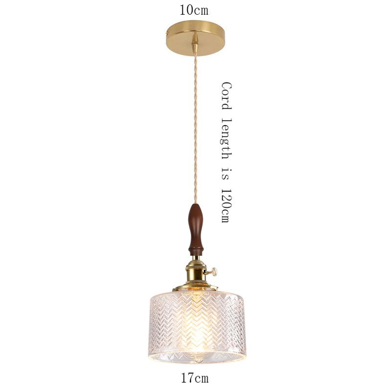 Vintage Creative Glass Metal Pendant Lights Fixture Retro Loft Style Bar Restaurant Kitchen Room Indoor Hanging Lamp Luminaire