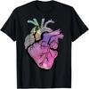 Real Human Heart Graphic Medical Anatomical Cardiologist T-Shirt
