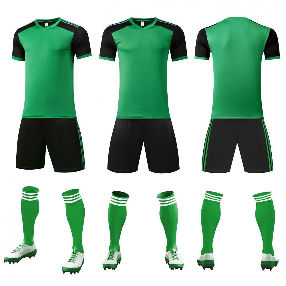 Football Uniform Set Men'S Adult Children'S Competition Training Team Uniform Primary School Student Short-Sleeved Football Sports Jersey Female 618
