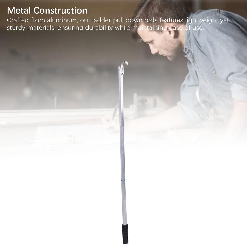 Zestaw Systemu Ciągnięcia Drabiny Metalowe Łączenie Drabina Strychowa System Ciągnięcia w Dół Zestaw z Hakiem do Przechowywania