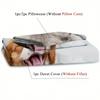 Cute Dog Cat 3d Printed Duvet Cover set Soft Comfortable Luxury Bedding set Cute Animal Theme Quilt cover set pillowcases