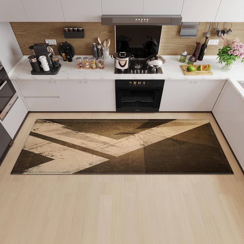 Kitchen Mat Entrance Door Mat Living Room Long Carpet Home Corridor Bathroom Non-slip Floor Children's Carpet