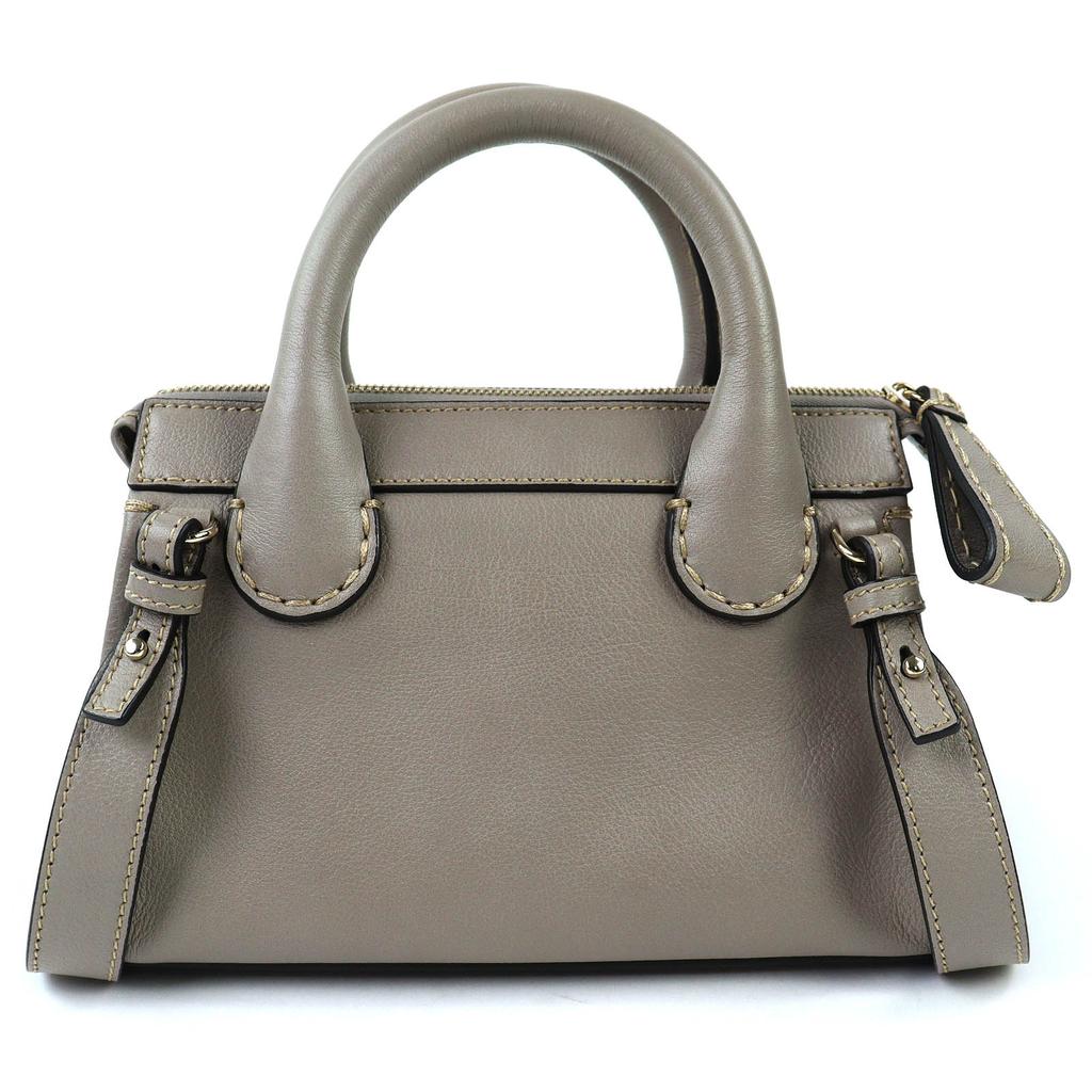 Excellent Chloe Shoulder Bag EDITH MINI BAG 2WAY handbag gray CHC21WS451F43053 Used