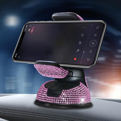 Handyhalterung 360 Grad drehbarer Zier-Strass Handyhalter für SUV