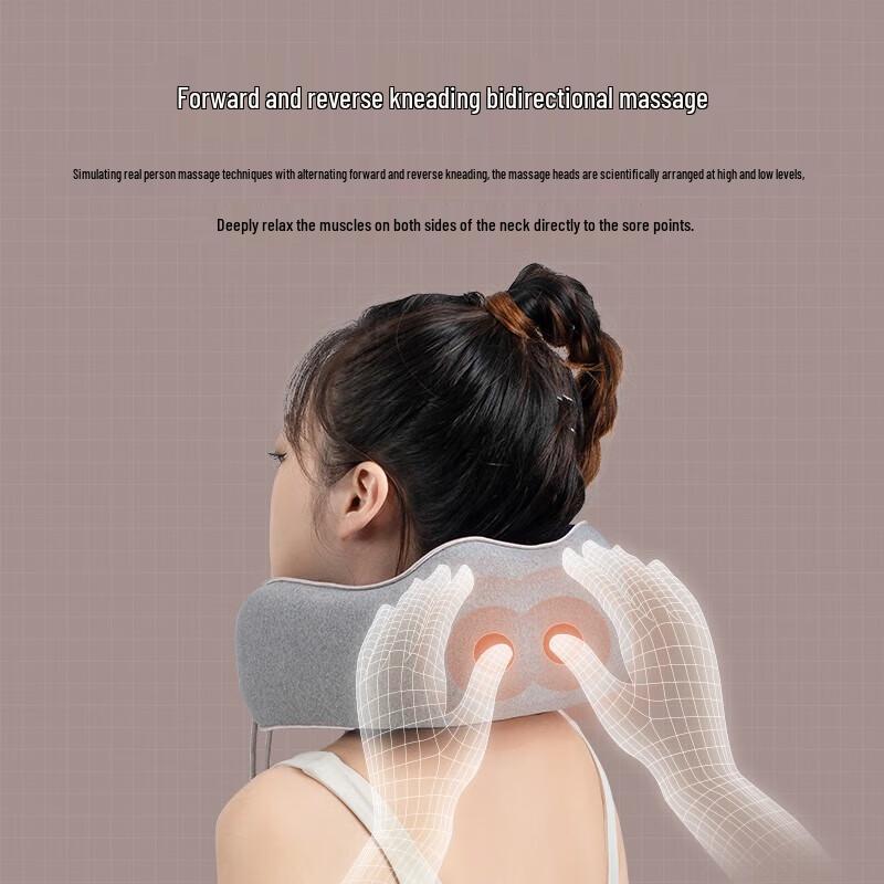 Jiaao Electric Kneading Neck Massage U-Pillow