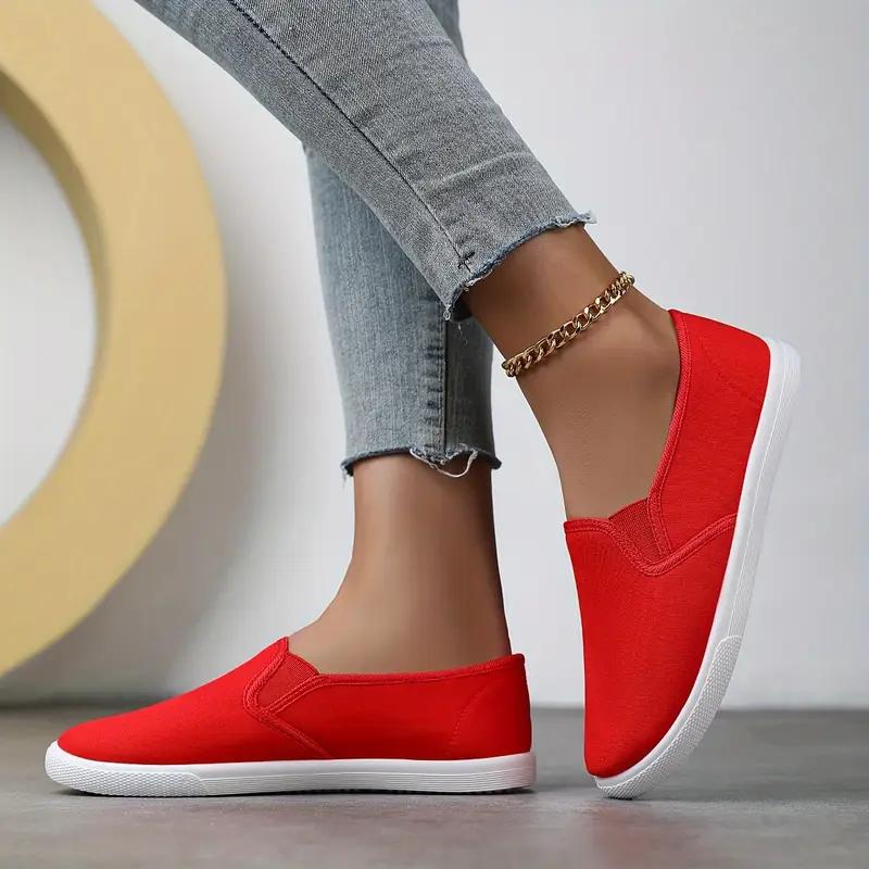 Men's and Women's White Shoes, Flat Heeled Canvas Shoes, Women's Shoe Covers, Flat Feet, One Foot Pedaling, Casual Couple Board Shoes